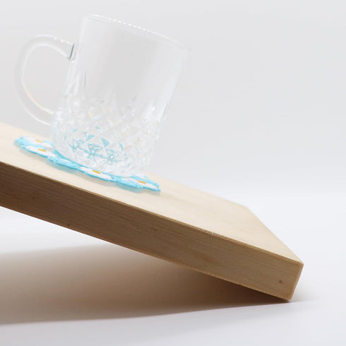 JXQGQ Set 4 (4 Coasters for Drinks, Cute Coaster for Coffee Table of Non-Slip PVC Silicone Coasters for Tabletop