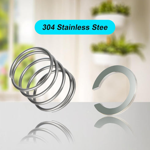 304 Stainless Spring and Washer for KitchenAid Mixers, Quick Install Components, 3.5 to 7 Quarts
