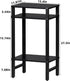 3-Tier YUFAM Side Table End Table Tall Night Stand for Living Room Bedroom Bathroom Office Furniture Black