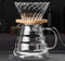 Pour Over Coffee Maker, 20 OZ / 600ML Coffee Server with Glass Dripper, Stylish 2 IN 1 Kit for Home or Office