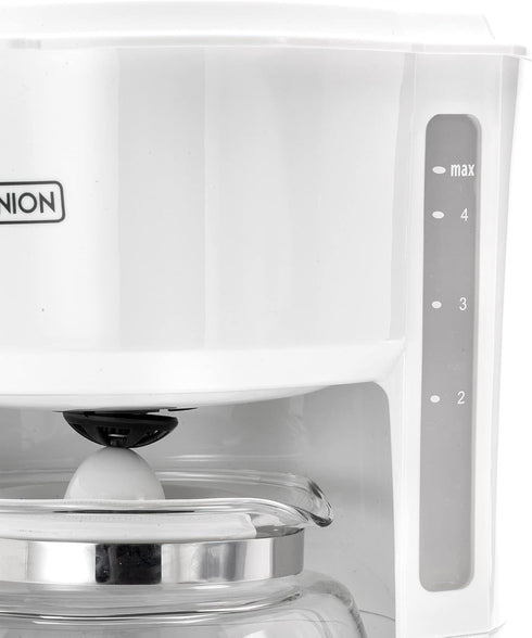 Dominion 4-Cup Compact Coffeemaker, Quiet Operation with On/Off LED Indicator Light and Auto Pause Feature