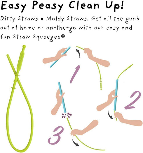Silicone Straws, Slender Size, BPA Free Non-Rubber, Reusable Drinking Straws for 20 oz Yeti Tumbler, Safe for Kids