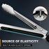 Set of 2 Grill Tongs, 12" and 17 Inch Extra Long BBQ Tongs, Heat Resistant 600 Degrees Stainless Steel for Cooking