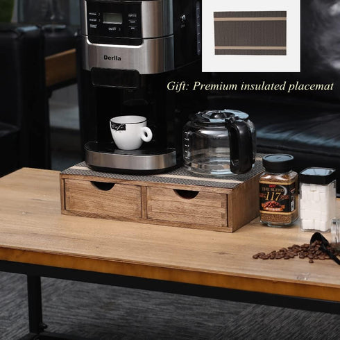 Coffee Pods Storage Drawer Holder for Capsules - Multi-Functional Desk Organizer Drawers for K-Cup Coffee Maker