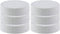 Pinnacle Mercantile Plastic Mason Jar Regular Mouth Screw-On White Lids, 6 Pack, BPA Free, Made in USA