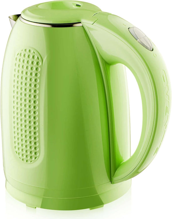 OVENTE Portable Electric Kettle, 1.7 Liter Stainless Steel Instant Hot Water Boiler Heater, 1100W Fast Boiling with