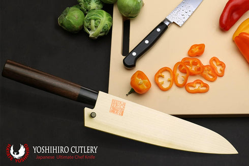Yoshihiro Natural Magnolia Wood Saya Cover Blade Protector for 210mm Gyuto