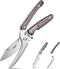 Huusk Heavy Duty Poultry Scissors - Kitchen Scissor for Food with Serrated