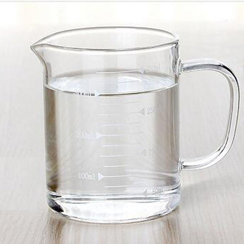 Borosilicate Glass Measuring Cup with Spout - 350ml Clear