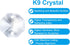 K9 2 60 Pack 14mm PATIKIL Crystal Octagon Beads Holes Pendants, Chandelier Prisms Parts Ornaments Hanging Beads for DIY