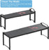 X-cosrack 5.51" Counter Countertop 30LBS Narrow Expandable Cabinet Shelf Organizer Width, Kitchen Storage Shelves Spice