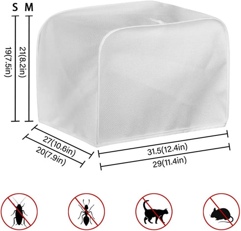 Boho Hummingbird 2 Slice Toaster Cover, Kitchen Small Appliance Dust Cover with Blender and Stand Mixer Protection, Set