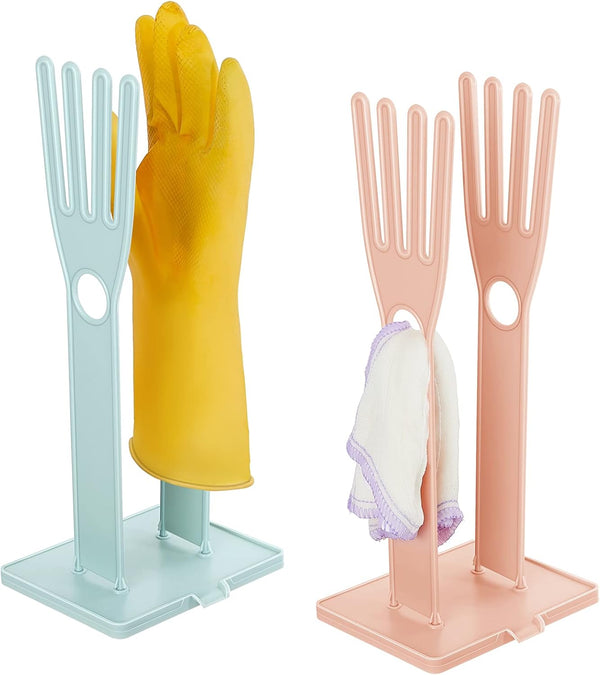 2 Pieces Kitchen Glove Holder, Drying Rack for Gloves, Towel Storage Holders for Sponge Food Bags