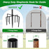 60" 7 Stands,2 Packs ANIDEER Shephards Hook for Outdoor, Heavy Duty Bird Feeder Pole with Base Prongs, Adjustable