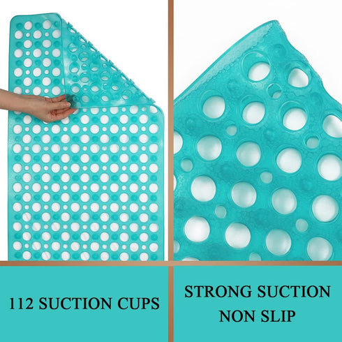 30 17 inch Bath Mat for Tub, x Non Slip Bathtub Mat Machine Washable Shower Mat with Suction Cups, Quick Drain Bathtub