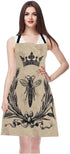 EKOBLA Bee Aprons - Vintage Queen Bees Waterproof Chef Cooking Aprons for Women Men