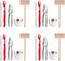 Artcome 22 Piece Seafood Tools Set for 4 People with 4 Lobster Crab Crackers, 4 Shellers, 6 Forks, 4 Cups, 4 Mallets