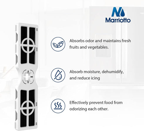MARRIOTTO PureAir AF-2 Air Filter Compatible with Frigidaire FRGPAAF2, 6 Pack Filter for Air
