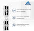 MARRIOTTO PureAir AF-2 Air Filter Compatible with Frigidaire FRGPAAF2, 6 Pack Filter for Air