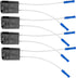4 Pack 9130-106 Range Oven Stove Element Terminal Block Compatible with GE General Electric Ranges