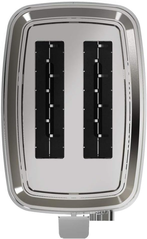 GE 2 Slice Stainless Steel Toaster, Extra Wide Slots for Toasting Bagels, 7 Adjustable Shade Settings, 850 Watts