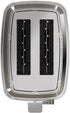 GE 2 Slice Stainless Steel Toaster, Extra Wide Slots for Toasting Bagels, 7 Adjustable Shade Settings, 850 Watts