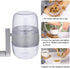 Portable Manual Hand Nut Chopper for All Nuts Walnut Pecans, Hand Crank Nut Grinder in Grey
