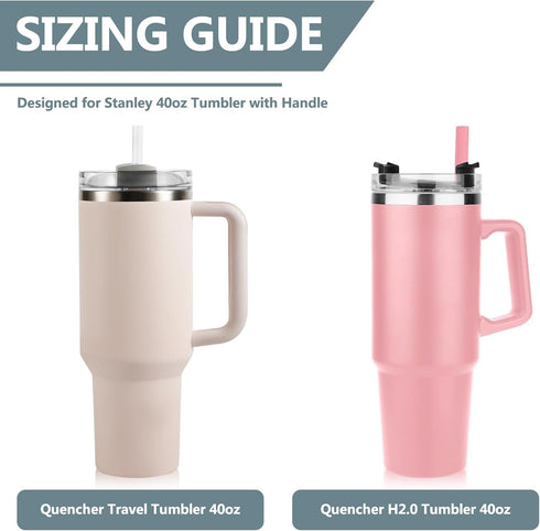Snack Bowl with Cover for Stanley 40oz Tumbler, Silicone Snack Tray for Stanley Cup Accessories, Suitable for Car