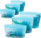 Reusable Silicone Food Storage Bag, Stand Up Food Storage Container, Set of 6 Bowls for Meal Prep, Freezer Safe
