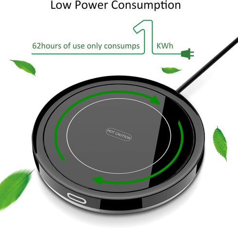 131F/55C) Smart Coffee Warmer, BESTINNKITS Auto On/Off Gravity-Induction Mug Warmer for Office Desk Use, Candle Wax Cup