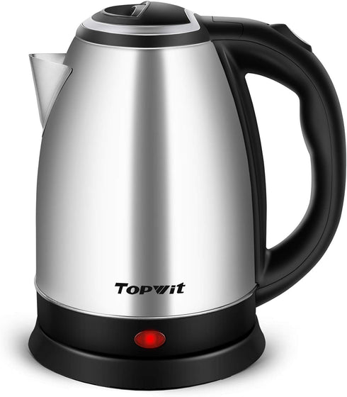 TOPWIT 2.0L Electric Kettle, BPA-Free Stainless Steel Hot Water Kettle with Fast Boil, Auto Shut-Off & Boil Dry