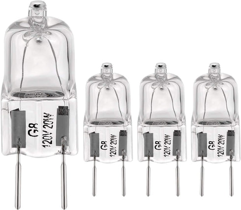 Light Bulb for GE Microwave Oven Halogen Light Bulb, Fits GE, Samsung, Kenmore, Maytag, 4Pack