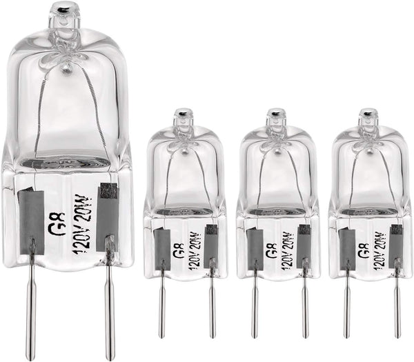 Light Bulb for GE Microwave Oven Halogen Light Bulb, Fits GE, Samsung, Kenmore, Maytag, 4Pack