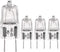 Light Bulb for GE Microwave Oven Halogen Light Bulb, Fits GE, Samsung, Kenmore, Maytag, 4Pack