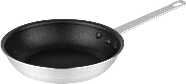 Restaurantware-Met Lux 9 Inch No-Stick Fry Pan, Induction-Ready Black Aluminum Cooking Skillet