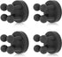 XoYoZo 4 pcs Silicone Toothbrush Holder, Multi-Function Waterproof Self Adhesive Hook for Bathroom
