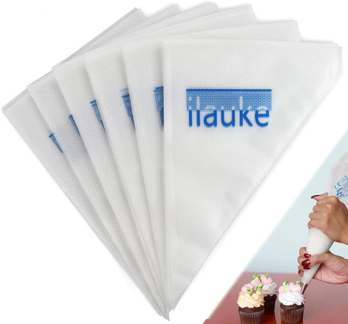 ilauke Piping Bags, 100PCS Disposable 12 inch Anti-Burst Pastry Bags for Cupcake/Cream/Frosting/Cake Decorating