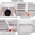 Closet 15.75-23.62inches Hershii Expandable Tension Shelf Rod Adjustable Metal Storage Rack Cabinet Organizer DIY