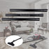 3 Pcs 1.25inch 32mm Vacuum Extension Wand, 1 1/4" Plastic Pipe for Vacuum Cleaner Replacement Tubes.