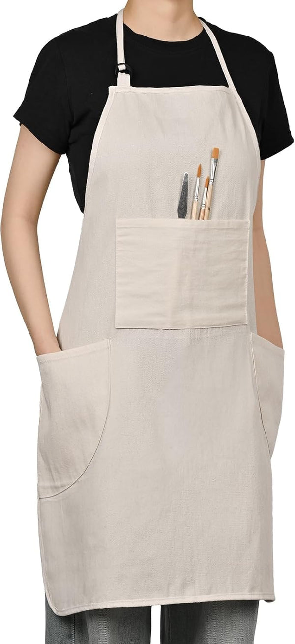 KEVIN&SASA CRAFTS Painting Apron for Men and Women, Professional for Acrylic, Oil
