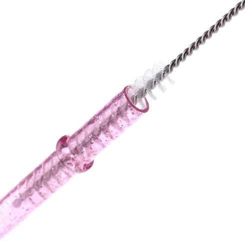 Dakoufish 12 Piece 12 Inch Glitter Sparkle Reusable Straws, Food Grade Tritan Material with Cleaning Brush