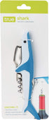 True Shark Corkscrew - Soft Touch Double-Hinged Waiter’s Style Wine Bottle Opener, Gift for Wine Lovers and Animal