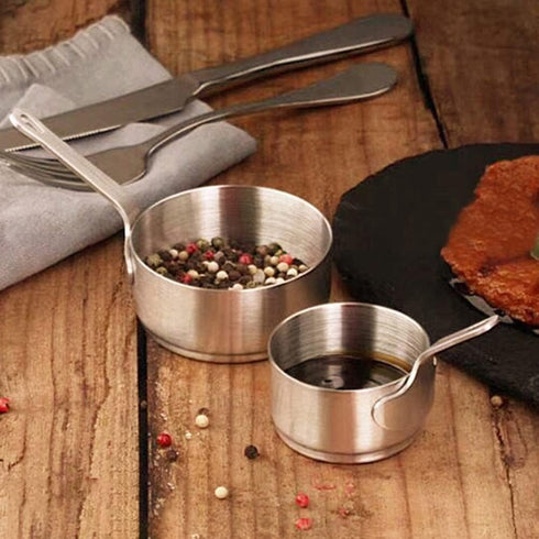 100ml 1 Pc Handle Sauce Pan, Mini Corrosion-Resistant 304 Stainless Steel Sauce Pot