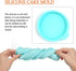 4 Pcs Layer Cake Pan Set, 6 Inch Silicone Round Cake Mold for Jumbo Whoopie Pie, Non-Stick Baking Tins
