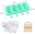 Ozera 2 Pack Popsicles Molds, Homemade Cake Pop Molds, Reusable Silicone Ice Pop Cream/Cakesicle Maker