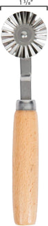 Ateco Fluted Pastry Wheel, 1 3/8 Inch Blade