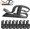 GEZIDEA 50 Pack Christmas Light Clips Outdoor, Universal Gutter & Shingle Clips