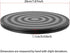 ZZRANYE 8 Inch 360 Heavy Duty Rotating Swivel Stand - Degree Rotating Lazy Susan Base with Steel Ball Bearings