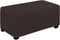 Easy-Going Stretch Ottoman Cover Folding Storage Stool Furniture Protector Soft Rectangle slipcover