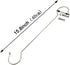 Maydahui 5 PCS Extra Long 16 inch S Shaped Hooks, Stainless Steel Large Size Silver Hanger